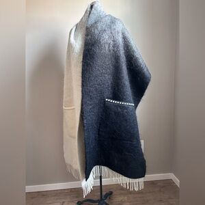 Golden Goose Deluxe Brand Wool scarf pockets wool mohair alpaca polyamide Italy